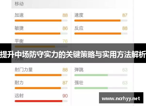 提升中场防守实力的关键策略与实用方法解析